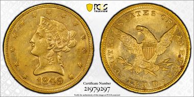 1849 $10 MS61