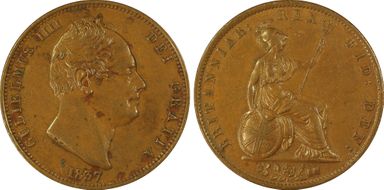 1837 1/2D S-3847 AU50BN