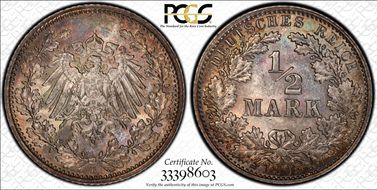 1905-E 1/2 Mk J-16 MS66