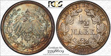 1916-A 1/2 Mk J-16 MS67