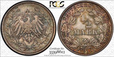 1916-E 1/2 Mk J-16 MS67