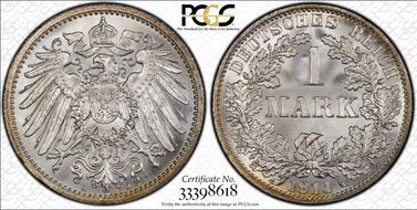 1914-A Mark J-17 Ag MS67+