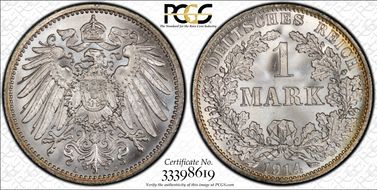 1914-A Mark J-17 Ag MS67+