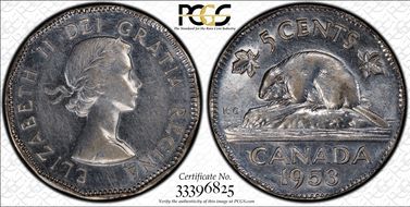 1953 5C Strap, Far Leaf AU55
