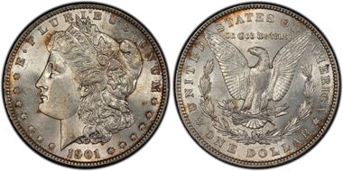 1901 $1 VAM 3, DDR MS62+