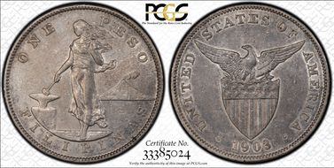 1903 Peso AU50