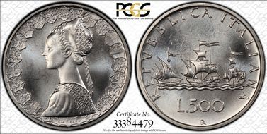 2001-R 500 L Silver MS67