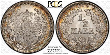 1918-D 1/2 Mk J-16 MS67+