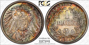 1914-F Mark J-17 MS67+