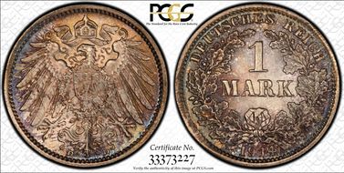 1914-D Mark J-17 Ag MS67+