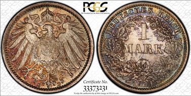 1914-D Mark J-17 Ag MS67