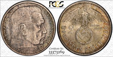 1938-B 2 Mk J-366 MS65