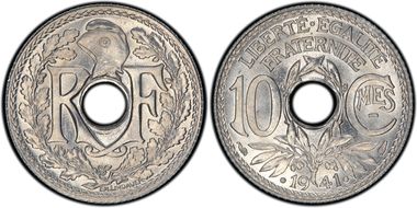 .1941. 10C Gad-288 Souligné MS67