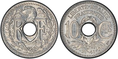 .1941. 10C Gad-288 Souligné MS67