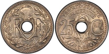 1923 25C Gad-380 F-171 MS67