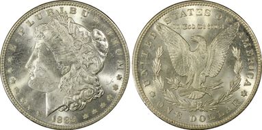 1889 $1 MS65