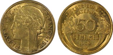 1939-B 50C Gad-423 F-192 MS64