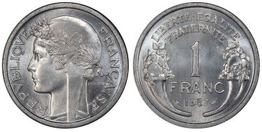 1957 1 Fr Gad-473b F-221 MS65