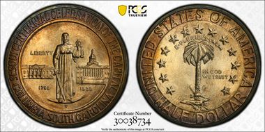 1936-D 50C Columbia MS67