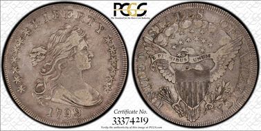 1799/8 $1 15 Reverse Stars VF30