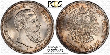 1888-A 2 Mk J-98 Friedrich MS66+