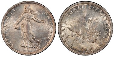 1906 1 Fr Gad-467 F-217 MS63