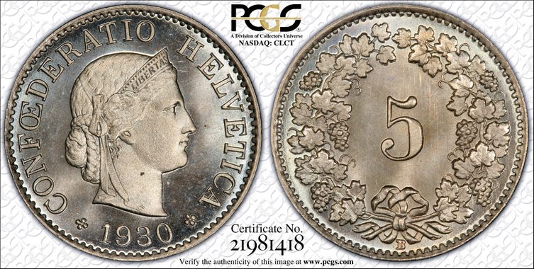 Cert 21981418 - Coin Image