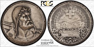 No Date Medal R-1955b Matte SP64