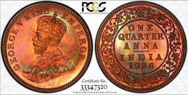 1936(C) 1/4 An SW-8.386 MS66RB