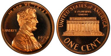 1970-S 1C Large Date PR67RD