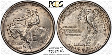 1925 50C Stone Mountain MS63