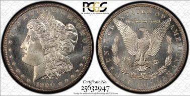1900-O $1 MS66+ PL