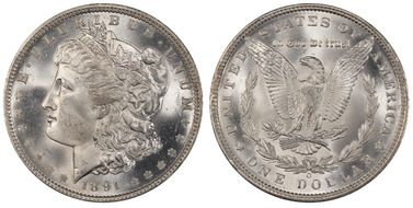 1891-O $1 MS65+