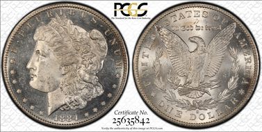 1884-S $1 MS63+