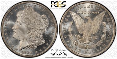 1890-O $1 MS65+