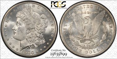1900-S $1 MS66+