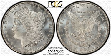 1901-O $1 MS66+