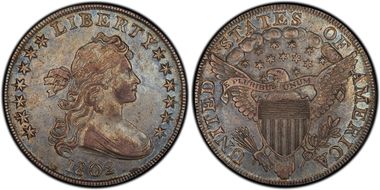 1802 $1 BB-241 AU50