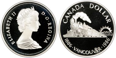 1986 S$1 Vancouver PR68DCAM