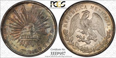 1899-Zs FZ Peso KM-409.3 MS64+