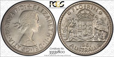 1961(m) Florin PR65