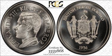 "1936" Medal FM27b Edward VIII RE MS66