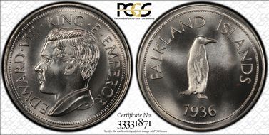 "1936" Medal FM37b Edward VIII RE MS66