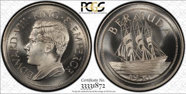 "1936" Medal FM23b Edward VIII RE MS68