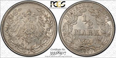 1909-D 1/2 Mk J-16 AU58