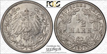 1909-J 1/2 Mk J-16 MS63