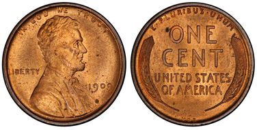 1909 VDB 1C MS64RD