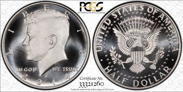 2014-S 50C Enhanced - Silver 50th Anniversary Set MS69PL