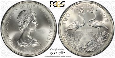 1972-FM $2 MS68