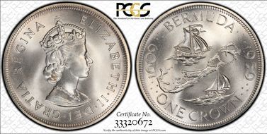 1959 Crown Colony Founding 350th Anniversary MS68